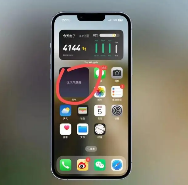 北林苹果手机维修分享:iOS16主屏幕天气小组件无法正常工作怎么办？ 