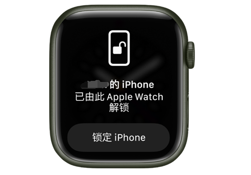 北林苹果手机维修分享用 AppleWatch 解锁配备面容 ID 的 iPhone方法 