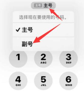 北林苹果14维修店分享iPhone 14 Pro Max使用副卡打电话的方法 