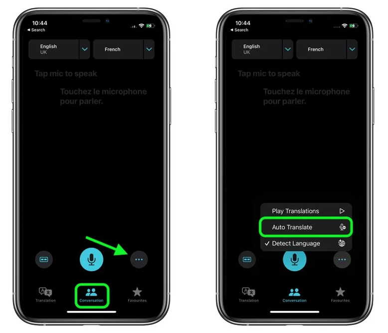 北林苹果手机维修分享iOS 15 “翻译” App 新改进 