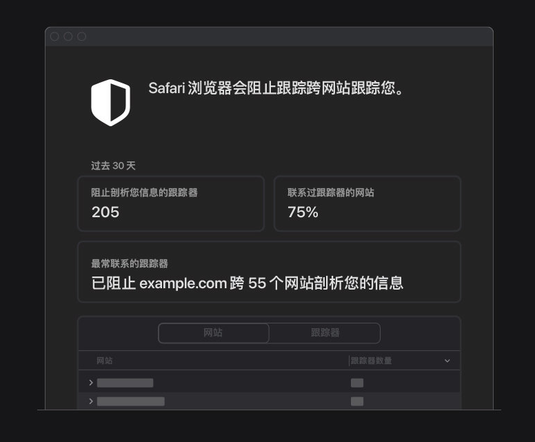 北林苹果手机维修分享如何在 Safari 浏览器中查看和打开隐私报告 